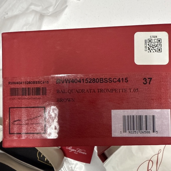 Roger Vivier Ballet Quadrata Trompette size 37/ US 7 - Picture 5 of 6